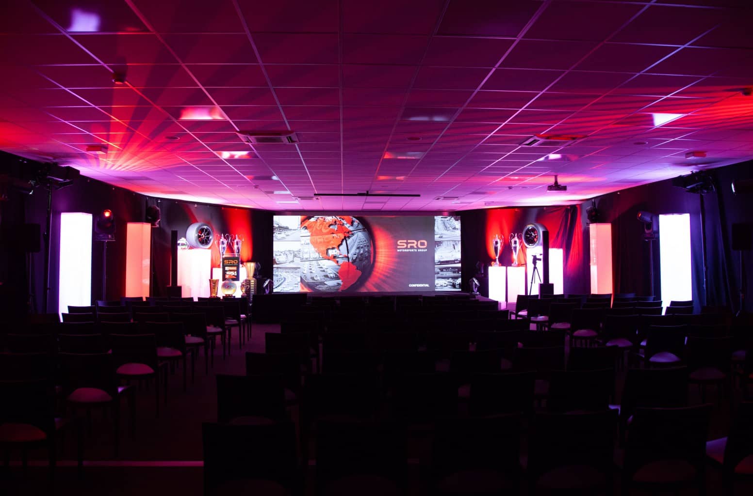 Organisation de la conférence de presse d''SRO par So Event