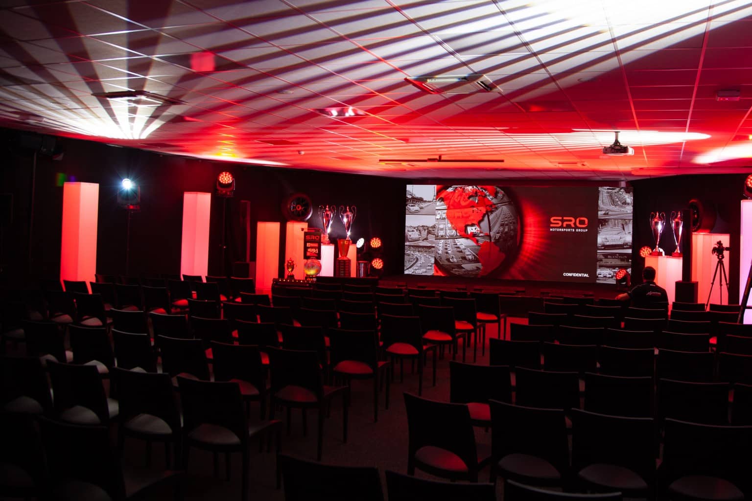 Organisation de la conférence de presse d''SRO par So Event