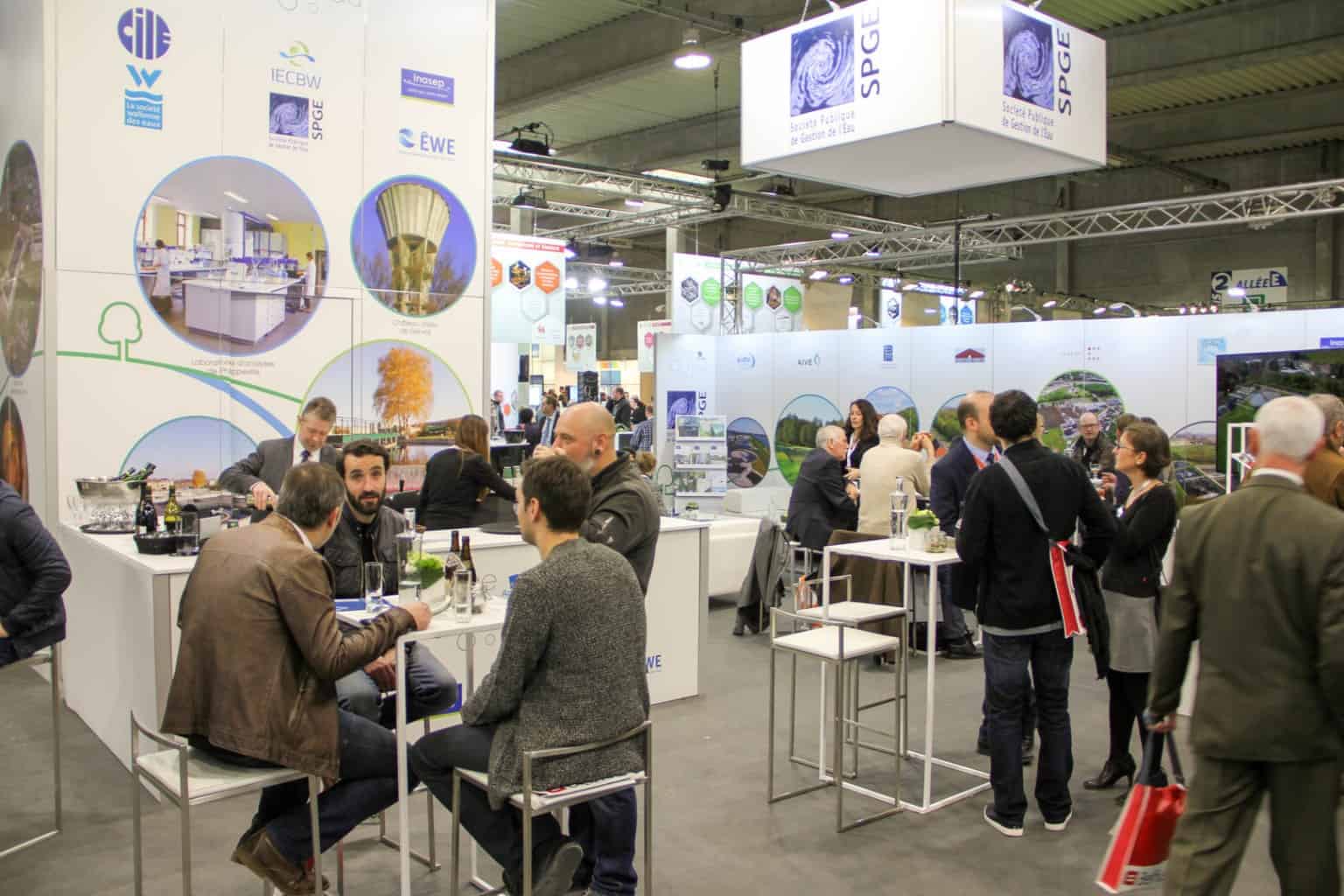Stand Aquawal sur le Salon des Mandataires organisé par So Event