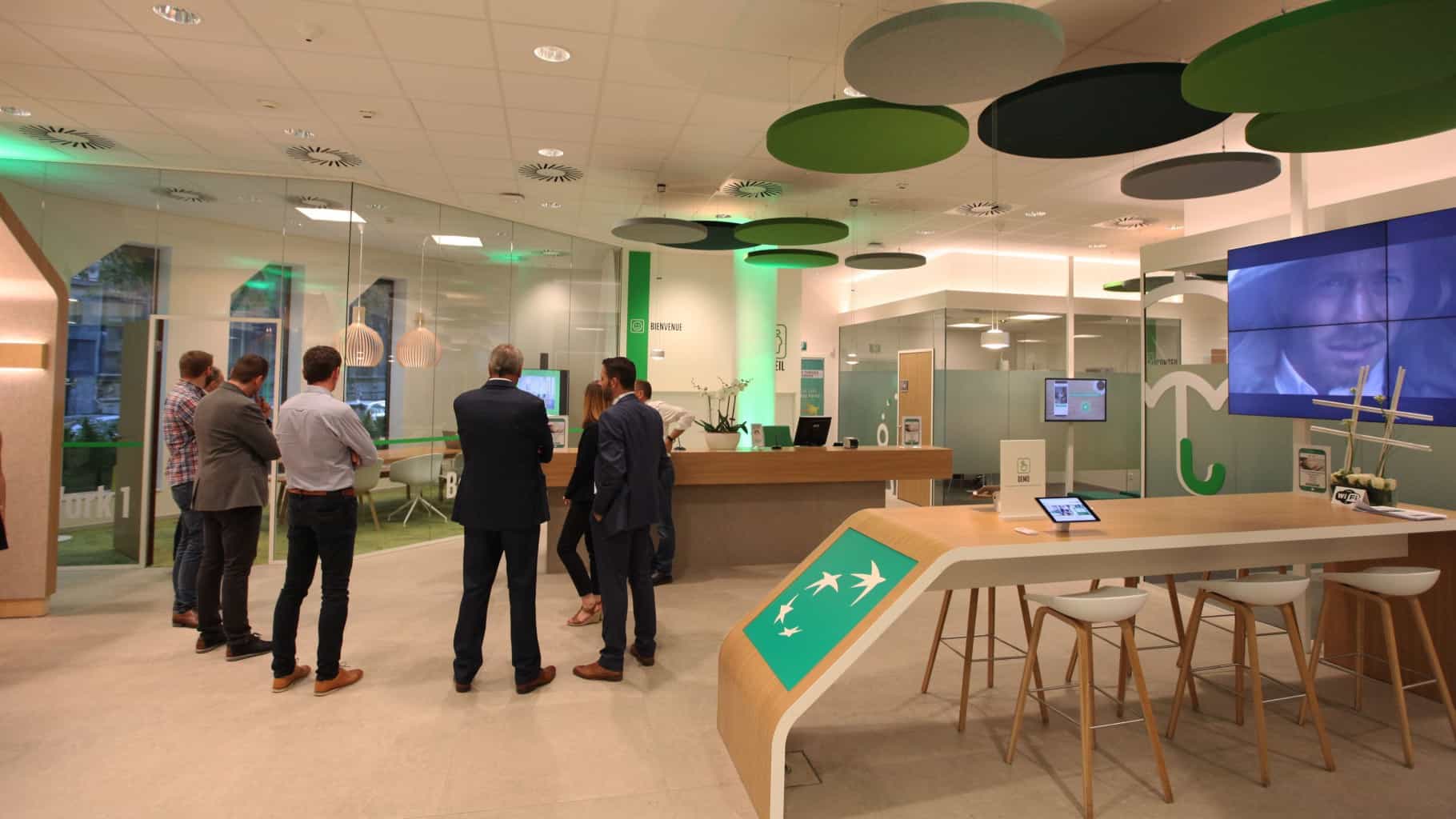 Inauguration de l'agence flagship de BNP à Liège par So Event