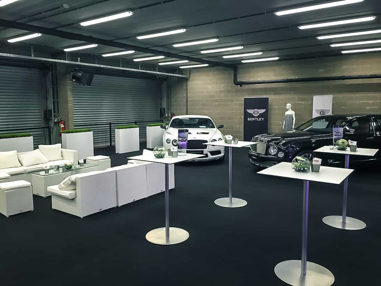 Garage Bentley F1 réalisé par So Event