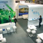 Mise en place du stand CILE pour le salon des mandataires