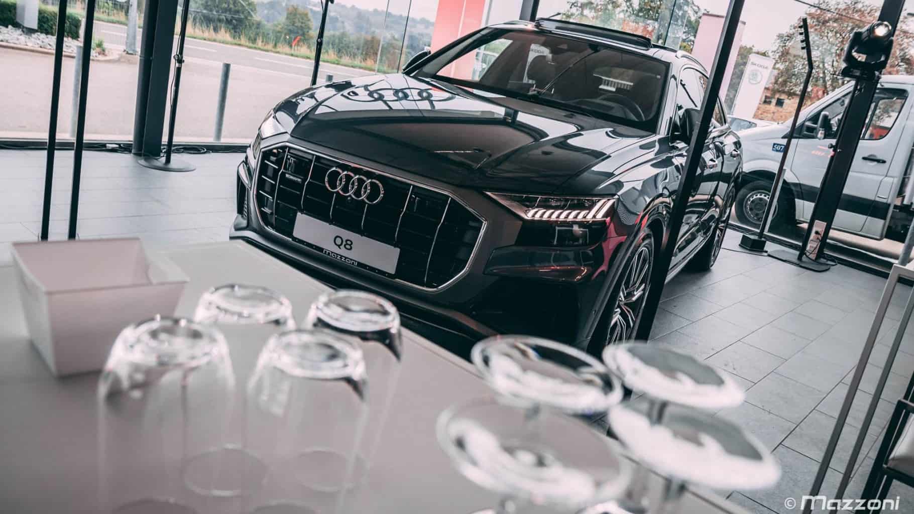 Lancement du la nouvelle Audi Q8 chez Mazzoni à Waimes organisé par So Event
