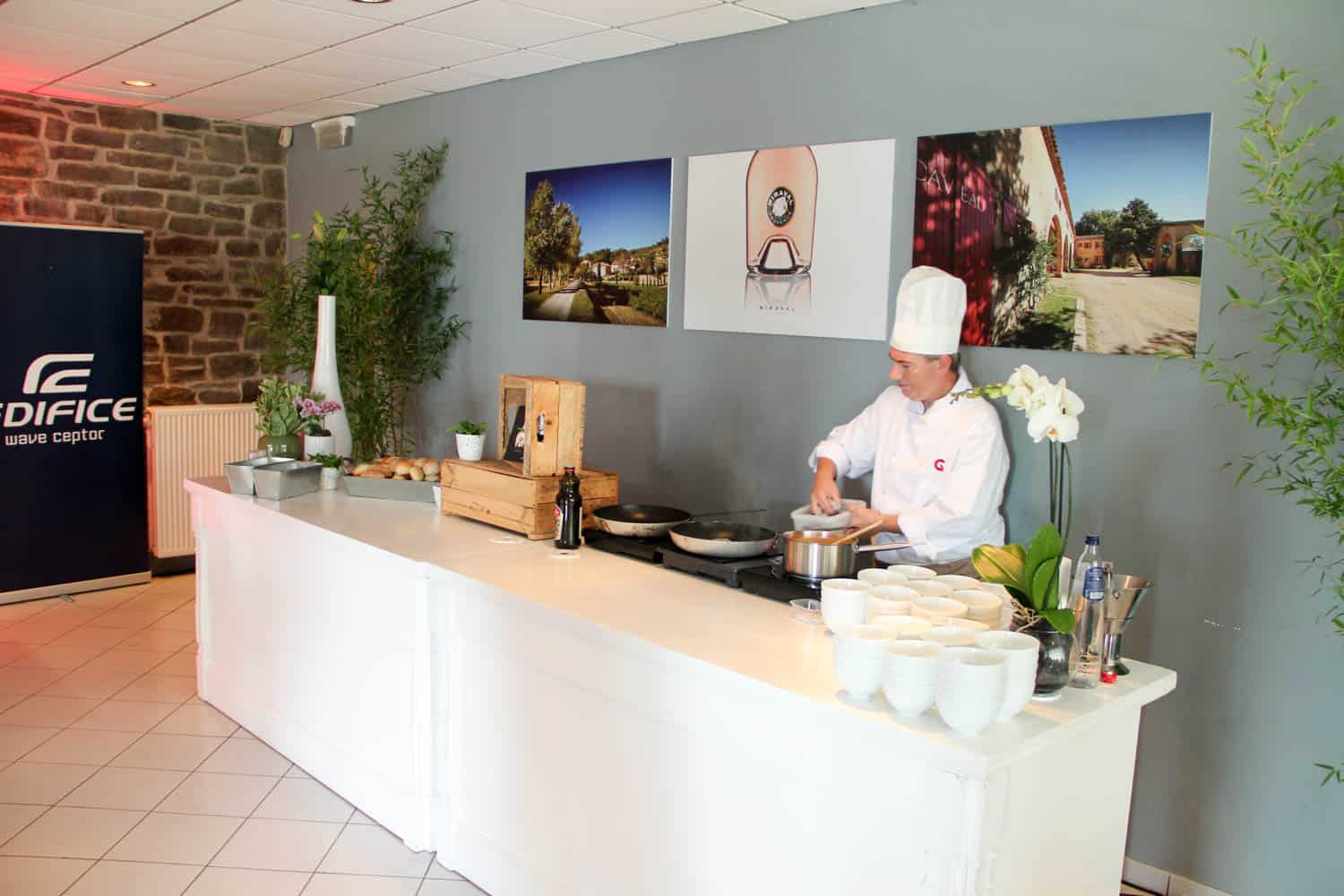 Réceptifs F1 pour différents clients, organisé par So Event