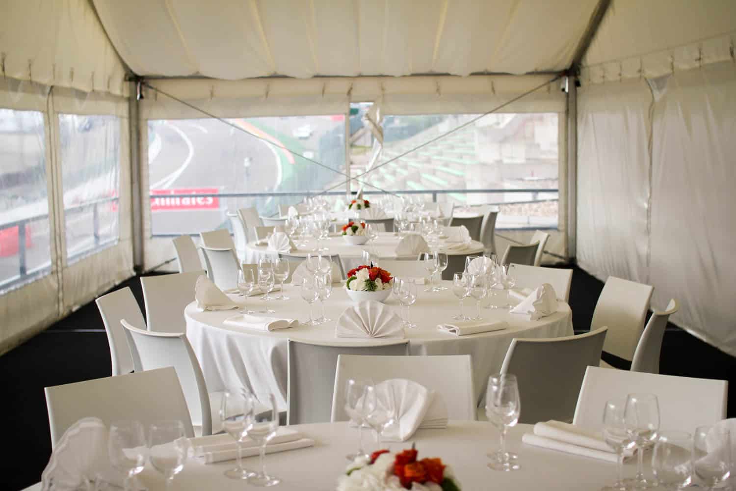 Réceptifs F1 pour différents clients, organisé par So Event