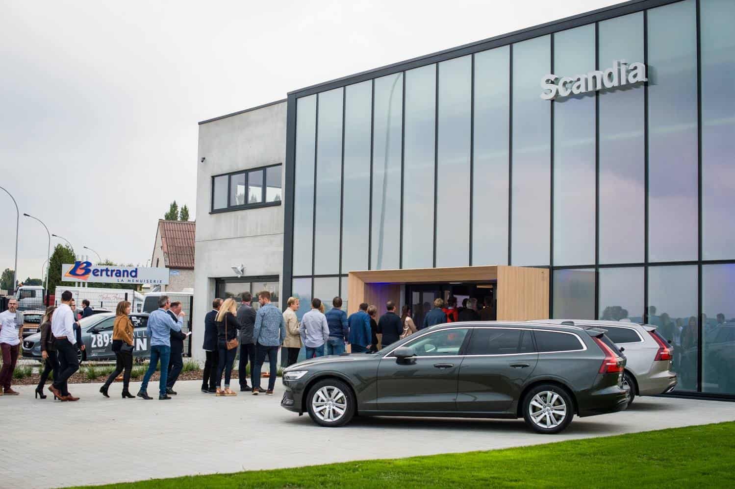 Inauguration de la nouvelle concession Volvo-Scandia à Villers-Le-Bouillet et lancement de la V60 organisé par SO Event.