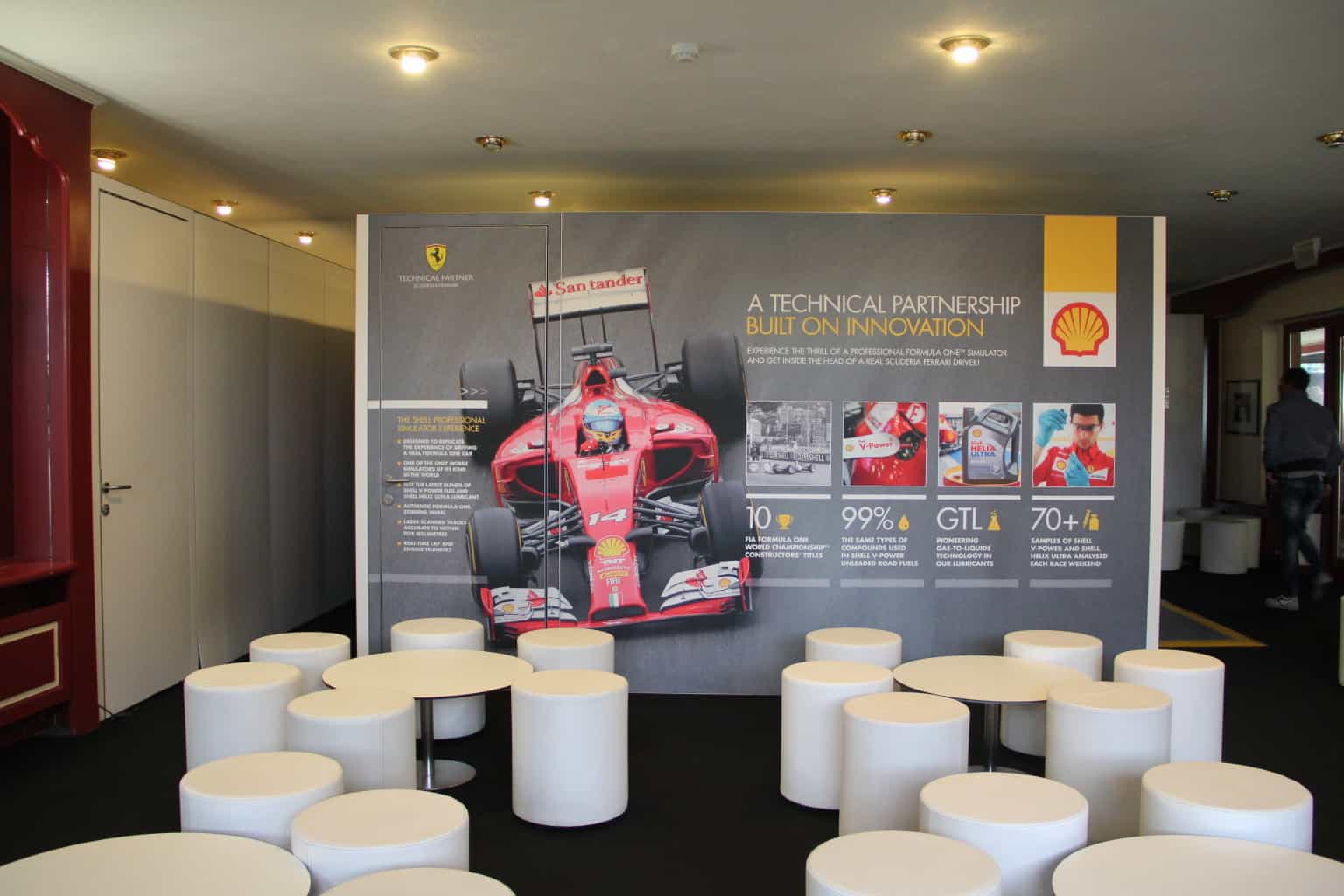 Shell Belgian Grand Prix, aménagement de l'espace VIP