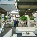 Stand Aquawal au Salon des Mandataires. Conception par SO Event