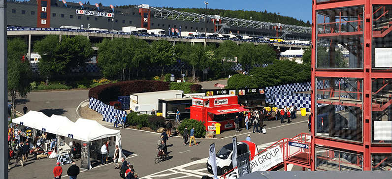 Zénitht et l'aménagement de sa loge réalisé par So Event à l'occasion des Spa-Classic