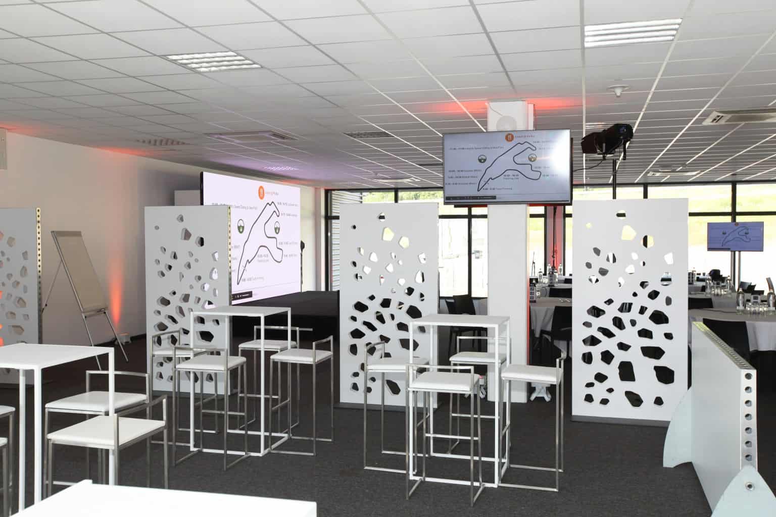 Aménagement réalisé par So Event pour le séminaire Product & Technology d'eBay