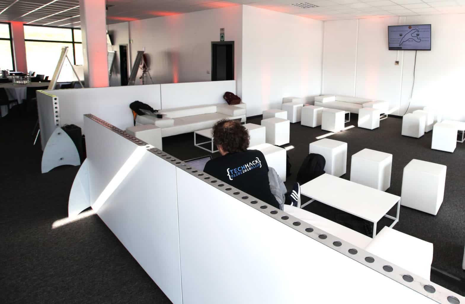 Aménagement réalisé par So Event pour le séminaire Product & Technology d'eBay