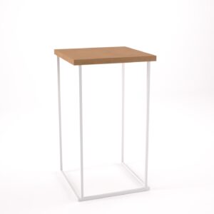 Mange-debout 60x60 Quadra blanc - Bois