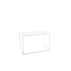 Table 120x60 Quadra blanc