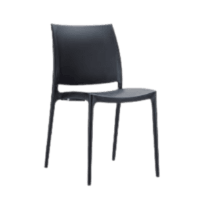 Chaise Trix noir