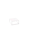 Table basse 60x60 Quadra blanc