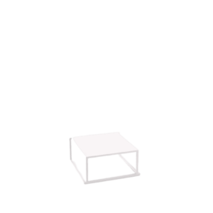 Table basse 60x60 Quadra blanc