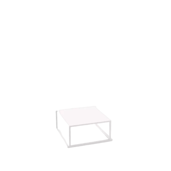 Table basse 60x60 Quadra blanc