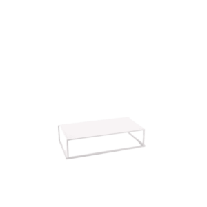 Table basse 120x60 Quadra blanc