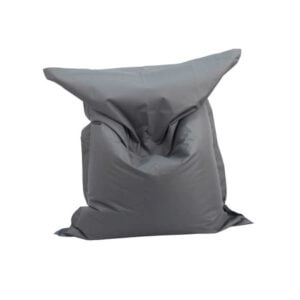 Pouf anthracite effet "Fatboy"
