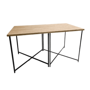 Mange-debout 200x100 QuadraXX noir - Bois