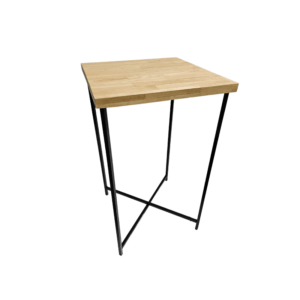 Mange-debout 60x60 QuadraX noir - Bois