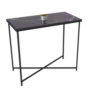 Mange-debout 120x60 QuadraX - Marbré noir