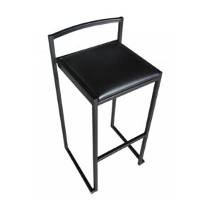 Tabouret haut noir Quadra noir